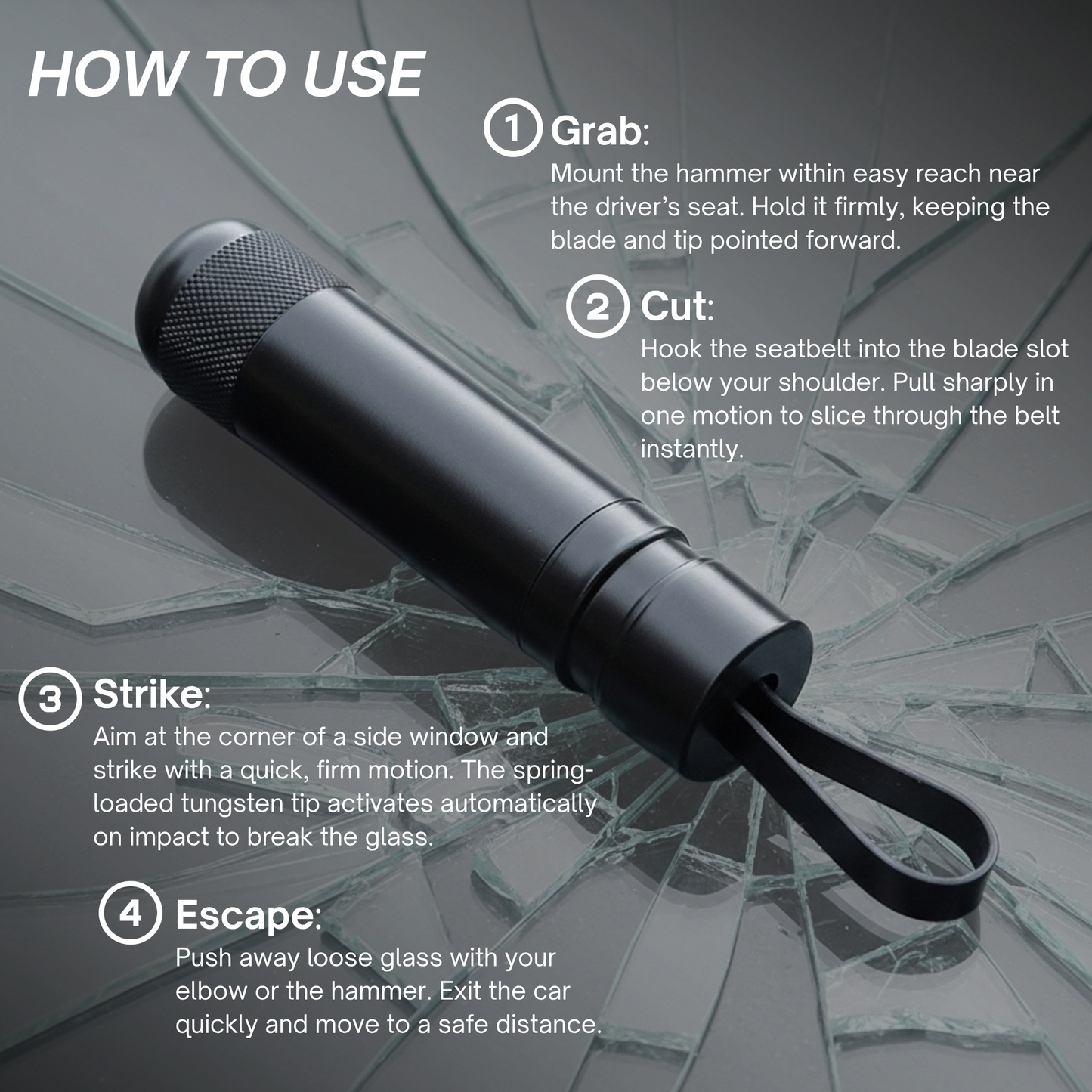 Zerionx™ Safety Hammer